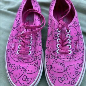 Hello Kitty Pink Canvas Sneakers women’s size 9